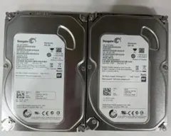 Seagate 3.5インチHDD 500GB ST500DM002 2個セット