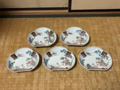 38】源右衛門窯 染錦松竹梅 銘々皿 5枚揃 - メルカリ