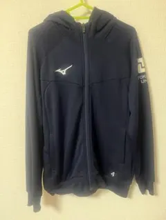 Mizuno フルジップフーディ ネイビー　上下セット