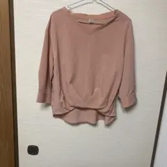 BOOGIE WOOGIE ピンク 七分袖 ブラウス