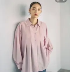 【新品】LEPSIM サラキレタック長袖シャツ ピンク22