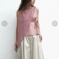 Ameri SHEER BIG COLLAR BLOUSE - メルカリ