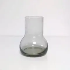花瓶 ガラス 容器 カラーガラス グレー ヴィンテージ