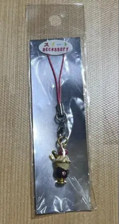 新品未使用★チョコレートパフェ★ラインストーンストラップ