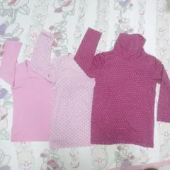 HEATTECH 長袖アンダーシャツ 3枚セット 90-110サイズ