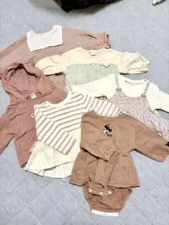 女の子　秋冬　まとめ売り　70〜80 ロンパース