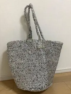 美品 RECTANGLE シルバーバッグ カゴバッグ - メルカリ