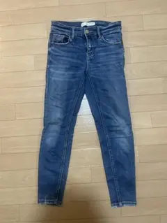 Stradivarius スキニーデニム ダメージ加工