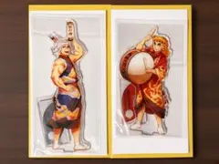 鬼滅の刃 阿波おどり2026 アクリルスタンド＆缶バッジ煉獄杏寿郎・宇髄