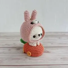 ドライブうさぎくま★あみぐるみ