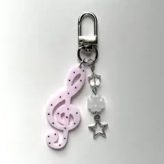 ハンドメイド キーホルダー チャーム アイロンビーズ 平成女児
