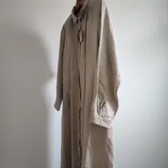 無印良品リネン洗いざらしワンピース