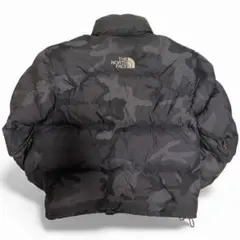 希少 カモフラ柄 センターロゴ THE NORTH FACE ヌプシ ダウン