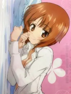 西住みほ調 ガルパン クッションカバー タペストリー 制服版 新品未開封 ☆限定☆描き下ろし 西住みほ 120cmタペストリー ミリタリー