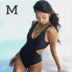 水着 ワンピース レディース モノキニ ユカリスイム M 黒 ブラック セクシーのサムネイル