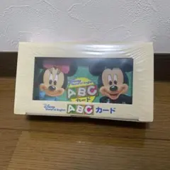 新品ディズニー英語システム(DWE) ABCカードミッキー ミニー 知育単語帳