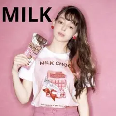 MILK 100% LOVE Tシャツ ミルク 2021年コレクション ロリータ