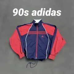 ドローコード付き 短丈 99年製 adidas トラックジャケットのサムネイル