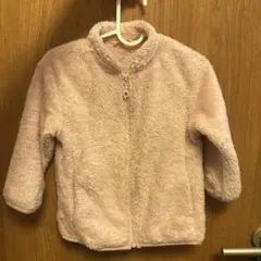 UNIQLO フリースジャケット 90サイズ うすピンク