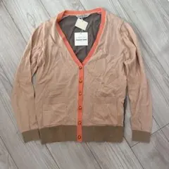 新品タグ未着 TORRAZZO DONNAトラッゾドンナ 異素材切替カーディガン