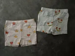 【6Y】tinycottons ショートパンツ　ショートレギンス　2点セット