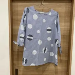 5部袖　ブラウス