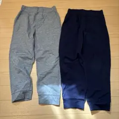 UNIQLO キッズ スウェットパンツ 120cm グレー ネイビー