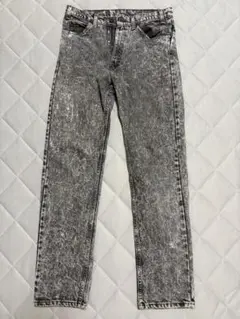 80s USA製 Levi's 505 W32 ケミカルウォッシュ デニムパンツ