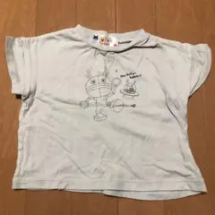 Tシャツ(アンパンマン、グリーン、綿100、80)