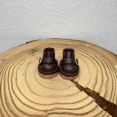 ★ぬい靴　バックルタイプ　10〜12cmぬいぐるみ用　革靴★