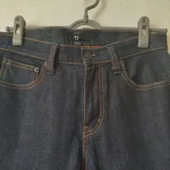 ユニクロ＋JセルビッジストレートジーンズWOMEN　NAVY25