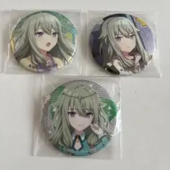 3個セット】魔法少女にあこがれて 阿良河キウィ レオパルト 缶バッジ
