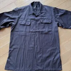 関東鳶シャツ チャコール系