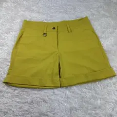 シェルボ CHERVO ゴルフ ウェア パンツ レディース M ストレッチ 黄色のサムネイル