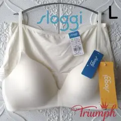 トリンプ　スロギー ワオ エンブレイス ノンワイヤーブラジャー ショーツセットLのサムネイル