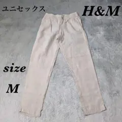 H&M エイチアンドエム (M) スキニーパンツ ウエストゴム 綿100% 薄手