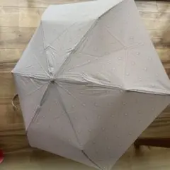 wpc 折りたたみ雨傘　ハート柄　薄紫のサムネイル
