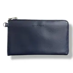 ISETAN MEN'S 長財布 ネイビー ロングウォレット