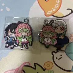 鬼滅の刃 ばんちょうこうラバーストラップ 2個セット 甘露寺蜜璃 伊黒小芭内