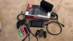 ニンテンドースイッチ本体 グレー、純正プロコン、ジョイコン、箱付き