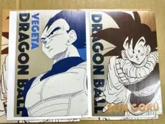 ドラゴンボール　40th記念フェア　メタリックポストカード　ベジータ　孫悟空