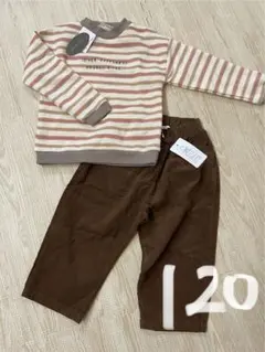値下げ！　子供服　120サイズ　新品　セットアップ　トレーナー　ズボン　女の子