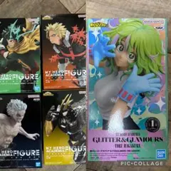 GIGO 僕のヒーローアカデミア フィギュア 葉隠透 グリグラ 計5点セット