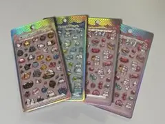 胸キュン　ぷっくり3Dシール　　4枚セット