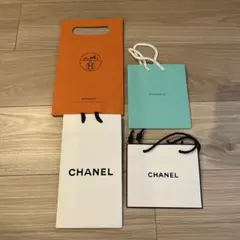 【ブランド】紙袋　4つセット　CHANEL等