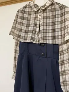 探偵風ロリータ服 ブラウス&スカートセット