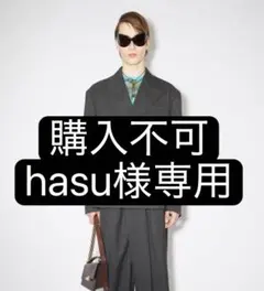 【hasu様専用】Acne Studiosグレーダブルブレストチェックジャケット