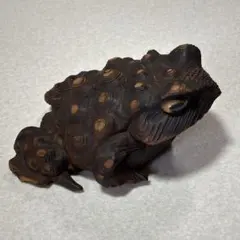 欅造時代木彫彫刻レトロガマガエル１８✕１１✕１２センチサイズ置物飾り面白い御品物 欅造時代木彫彫刻レトロガマガエル18✕11✕12センチサイズ置物