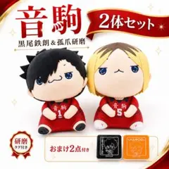4点】ハイキュー!! もちぴこぬいぐるみ もちぴこBIG 孤爪研磨 黒尾