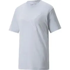PUMA 半袖 Tシャツ ライトグレー コットン